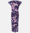 Isabel Marant Étoile Nadela Printed Cotton Jersey Maxi Dress In Multicoloured