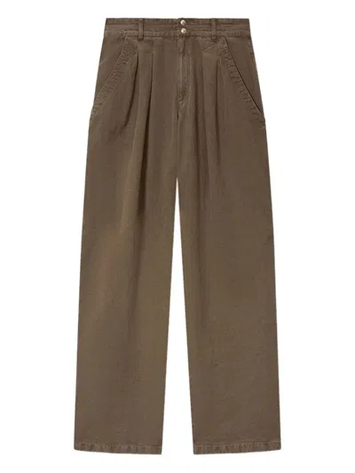 Isabel Marant Etoile Nadine Brown Washed Bombach Pants