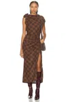 Isabel Marant Étoile Naerys Dress In Brown