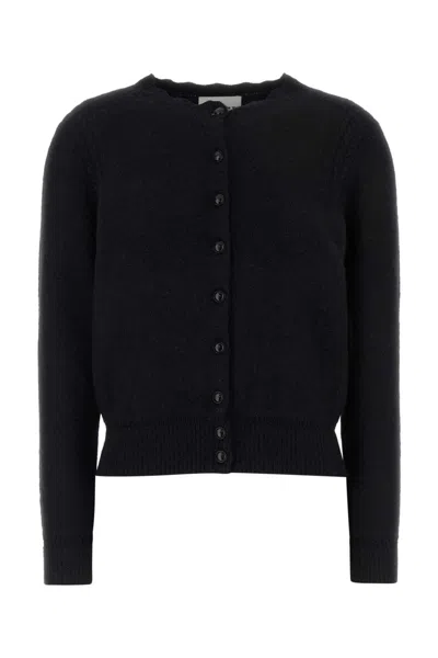Isabel Marant Étoile Isabel Marant Etoile Alpaca-wool Blend Crewneck Cardigan With Buttons In Animal Print