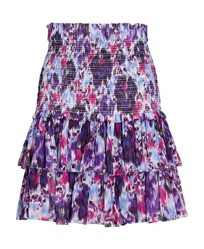 Isabel Marant Étoile Naomi High-waist Mini Skirt In Purple