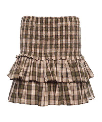 ISABEL MARANT ÉTOILE ISABEL MARANT ÉTOILE NAOMI LAYERED HIGH-RISE MINI SKIRT