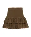 Isabel Marant Étoile Marant Étoile Naomi Mini Skirt In Brown