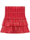 Isabel Marant Étoile Naomi Mini Skirt In Red
