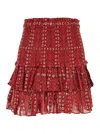 Isabel Marant Étoile Naomi-ge Skirt In Red