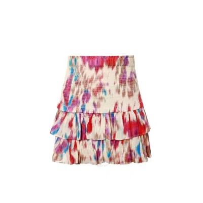 Isabel Marant Étoile Isabel Marant Etoile Naomi Ruffle Skirt In Pink