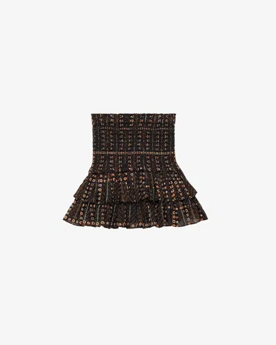 Isabel Marant Étoile Naomi Skirt In Black