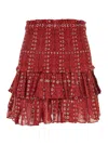 Isabel Marant Étoile Naomi-ge Skirt In Red