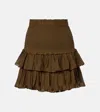 Isabel Marant Étoile Marant Étoile Naomi Mini Skirt In Brown
