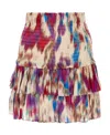 Isabel Marant Étoile Isabel Marant Etoile Naomi Ruffle Skirt In Multicolor