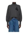 Isabel Marant Étoile Isabel Marant Etoile "boxy Nash Cotton And Wool Pullover Women In Anthracite Color