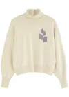 Isabel Marant Étoile Nash Roll-neck Cotton-blend Jumper In Light Grey