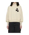 Isabel Marant Étoile Gray Nash Turtleneck In Light Gray