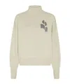 Isabel Marant Étoile Nash Turtleneck Sweater In Light Gray/silver