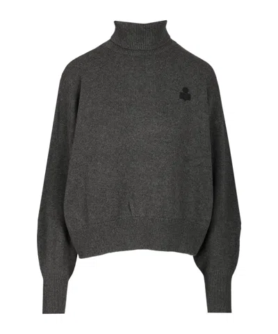 Isabel Marant Étoile Nasha Embroidered Roll-neck Sweater In Pattern