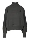 Isabel Marant Étoile Isabel Marant Etoile Charcoal Cotton Blend Oversize Nasha Sweater In Gray