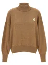 Isabel Marant Étoile Isabel Marant Etoile Camel Cotton Blend Oversize Nasha Sweater In Brown
