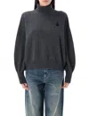 Isabel Marant Étoile Isabel Marant Etoile Nasha Wool And Cotton Sweater In Gray