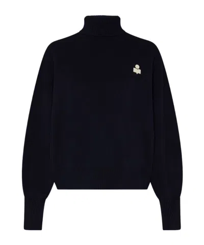 Isabel Marant Étoile Nasha Turtleneck Sweater In Midnight Blue