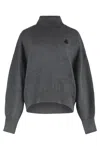 Isabel Marant Étoile Isabel Marant Etoile Nasha Wool And Cotton Sweater In Gray
