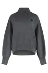 Isabel Marant Étoile Isabel Marant Etoile Nasha Wool And Cotton Sweater In Gray