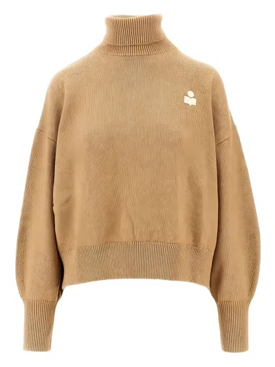 ISABEL MARANT ÉTOILE NASHAS LOGO-EMBROIDERED TURTLENECK SWEATER