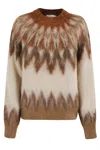 Isabel Marant Étoile Lightweight Textured Knit Sweater With Relaxed Fit In White