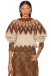 Isabel Marant Étoile Isabel Marant Etoile Embroidered Wool Blend Natania Sweater In Multi