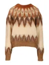 Isabel Marant Étoile Lightweight Textured Knit Sweater With Relaxed Fit In Brown