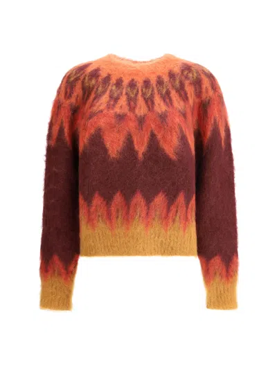 Isabel Marant Étoile Natania Sweater In Orange