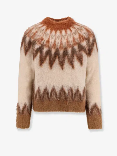 Isabel Marant Étoile Natania Wool Blend Sweater In Brown