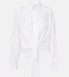 Isabel Marant Étoile Nath Organic Cotton Shirt In White
