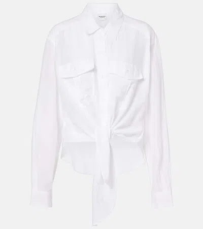 ISABEL MARANT ÉTOILE NATH COTTON-BLEND TOP