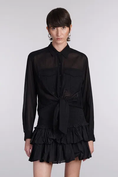 Isabel Marant Étoile Nath Shirt In Black