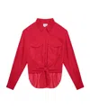 Isabel Marant Étoile Nath Shirt In Red