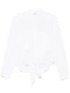 Isabel Marant Étoile Nath Organic Cotton Shirt In White