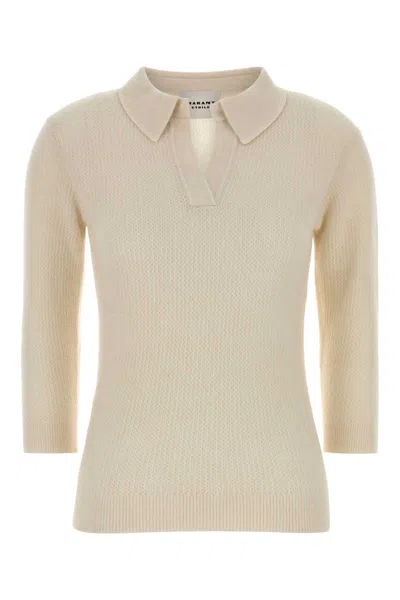 Isabel Marant Étoile Isabel Marant Etoile Ivory Alpaca Blend Nathalie Sweater In Neutral