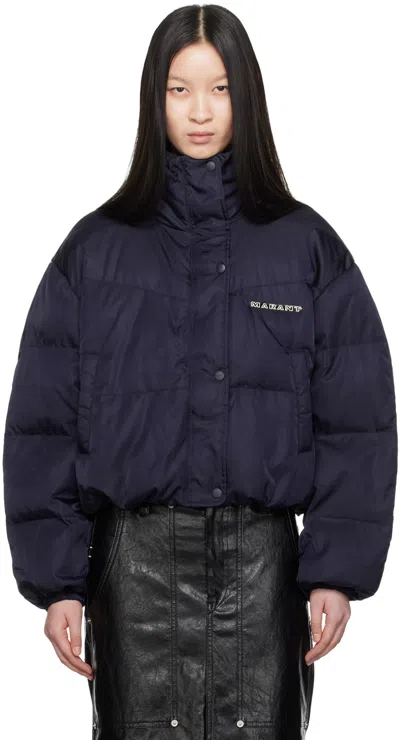 Isabel Marant Étoile Navy Telia Puffer Jacket In Navy/midnight Blue