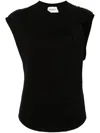 Isabel Marant Étoile Marant Etoile Naydali Top In Black