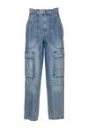 Isabel Marant Étoile Cargo Trousers Featuring Multiple Pockets In Blue