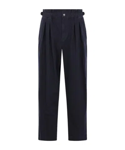 Isabel Marant Étoile Neriah Baggy Trousers In Cotton And Linen In Black