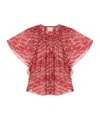 Isabel Marant Étoile Isabel Marant Etoile 'neslya' Red Viscose Blouse Women In Pink