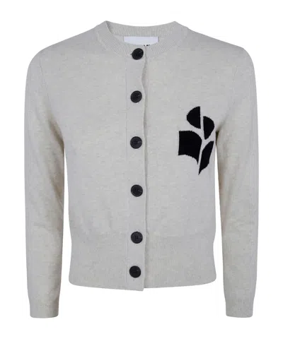 Isabel Marant Étoile Newton Button-up Cardigan In Gray