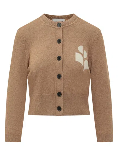 Isabel Marant Étoile Newton Cardigan In Brown