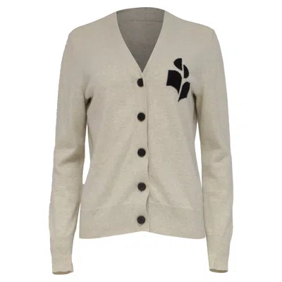 Isabel Marant Etoile Newton Cardigan In Grey Cotton In Neutral