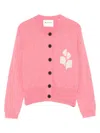 Isabel Marant Étoile Newton Cardigan In Pink