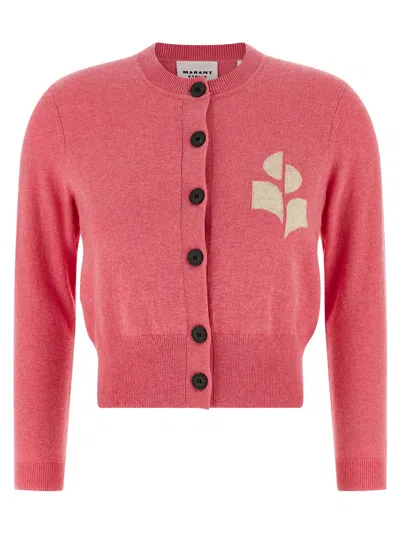 Isabel Marant Étoile Newton Cardigan In Pink