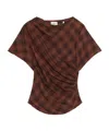 Isabel Marant Étoile Neyela Top Dark Bronze In Brown
