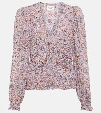 Isabel Marant Étoile Nibel Floral Blouse In Multicoloured