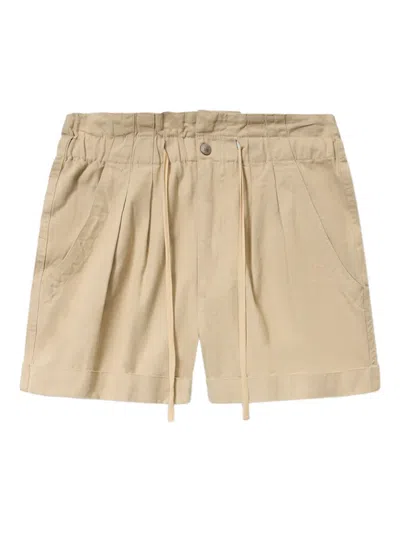 Isabel Marant Étoile Nirma Drawstring Shorts In Neutral